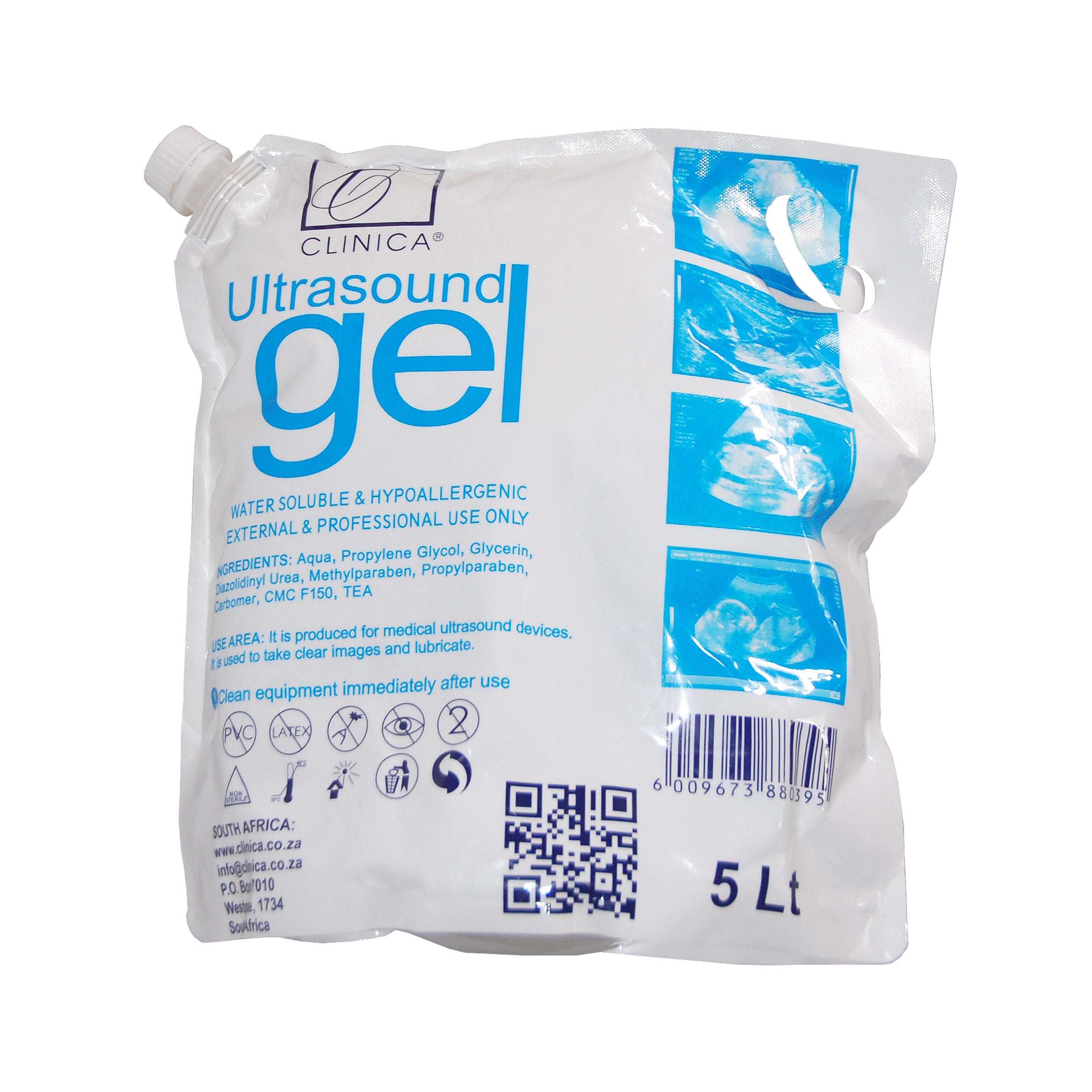 Conductive Ultrasound Gel 5 Liter Refill iSpa