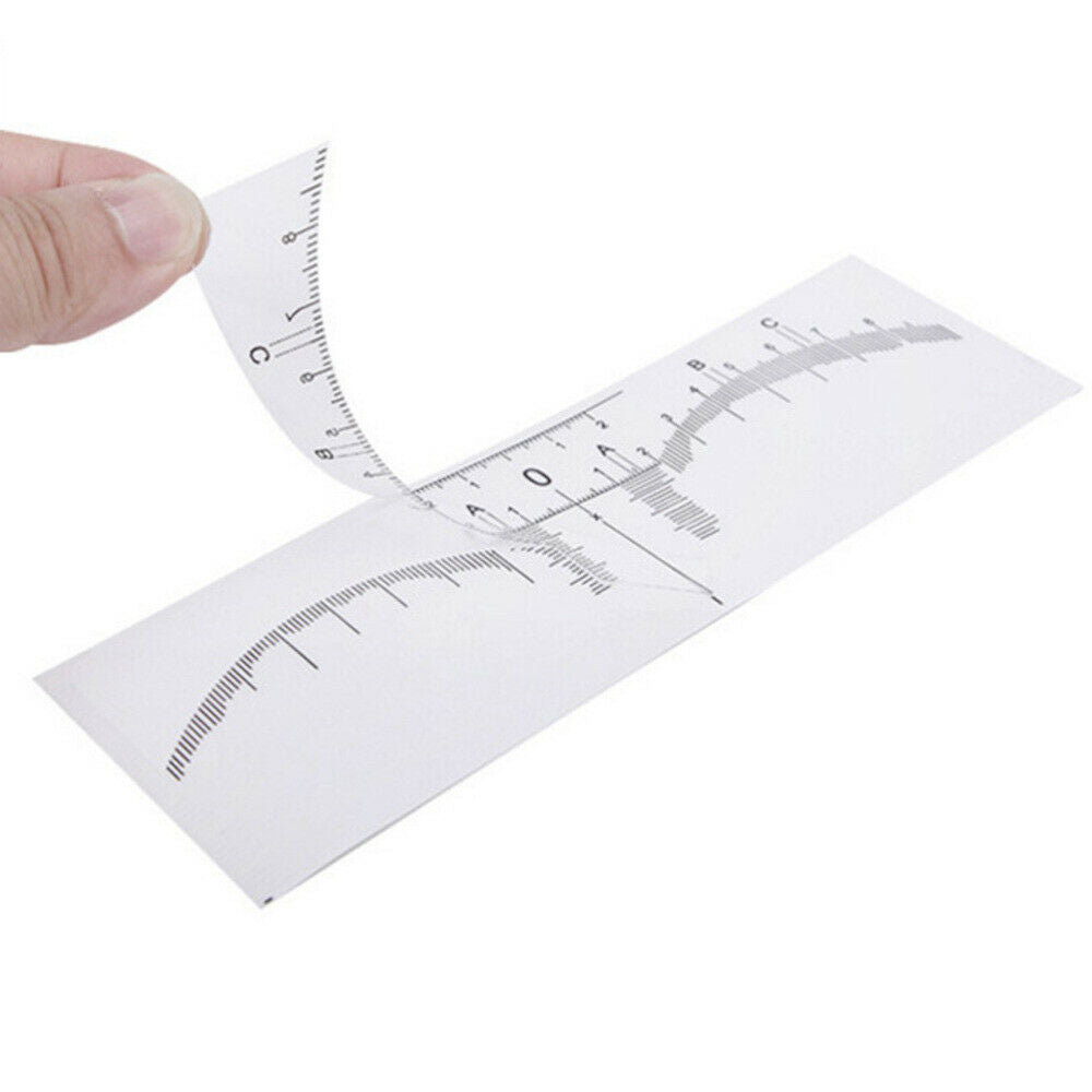 Wholesale 50Pcs Disposable Brow Ruler Eyebrow Sticker