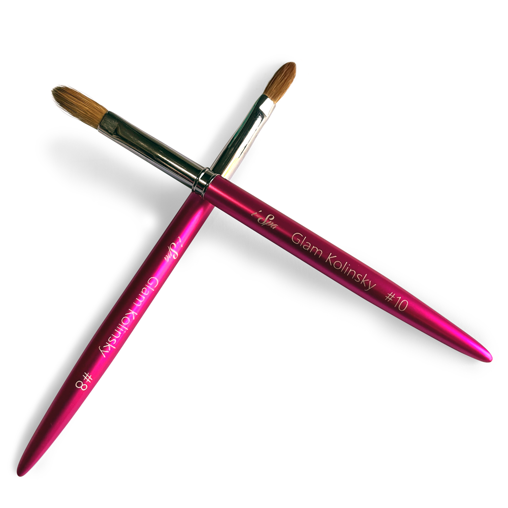 Glam Kolinsky Acrylic brush iSpa