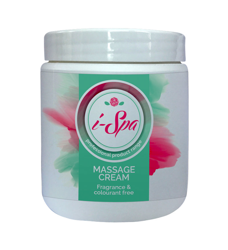 Massage Cream Fragrance Free 500g iSpa