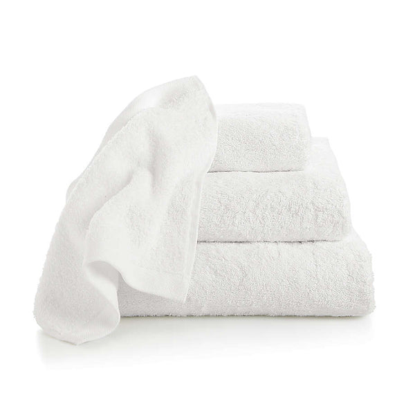 White Luxurious Cotton Spa Towels iSpa