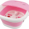 Pink collapsable All in one foot spa bath