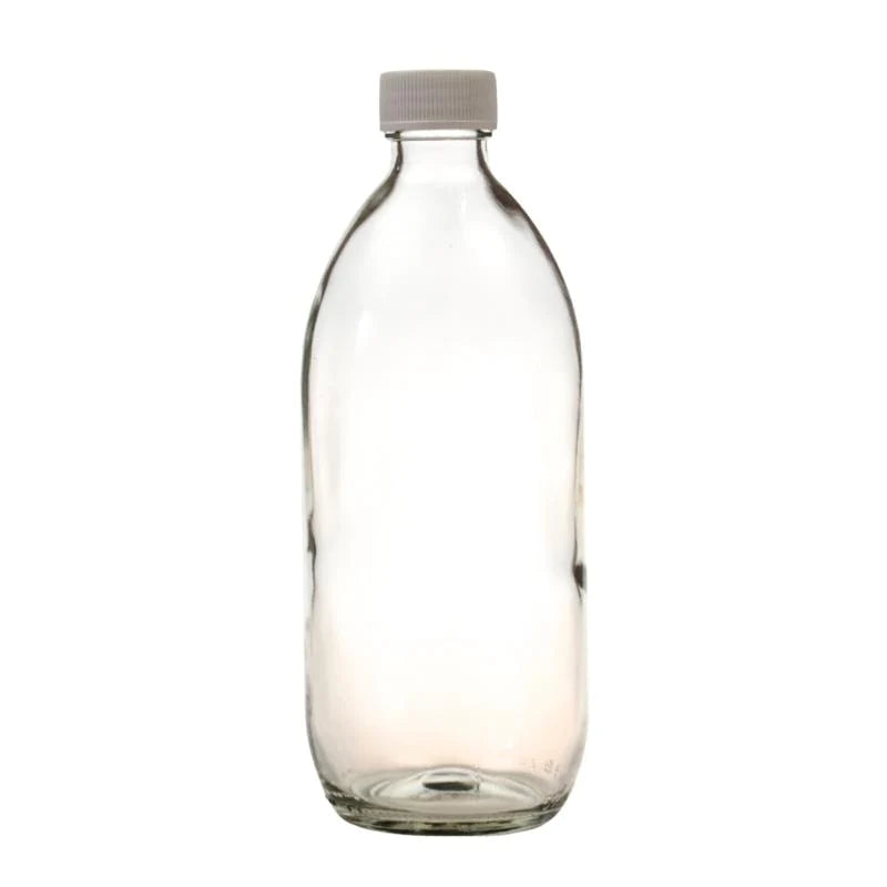 Glass Bottle Clear with screw cap  | 500ml