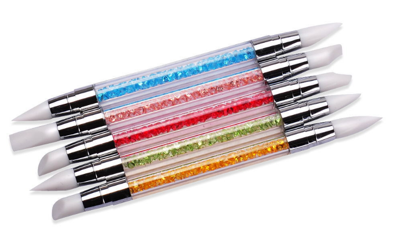 Diamond Silicone Pen Set 5pc