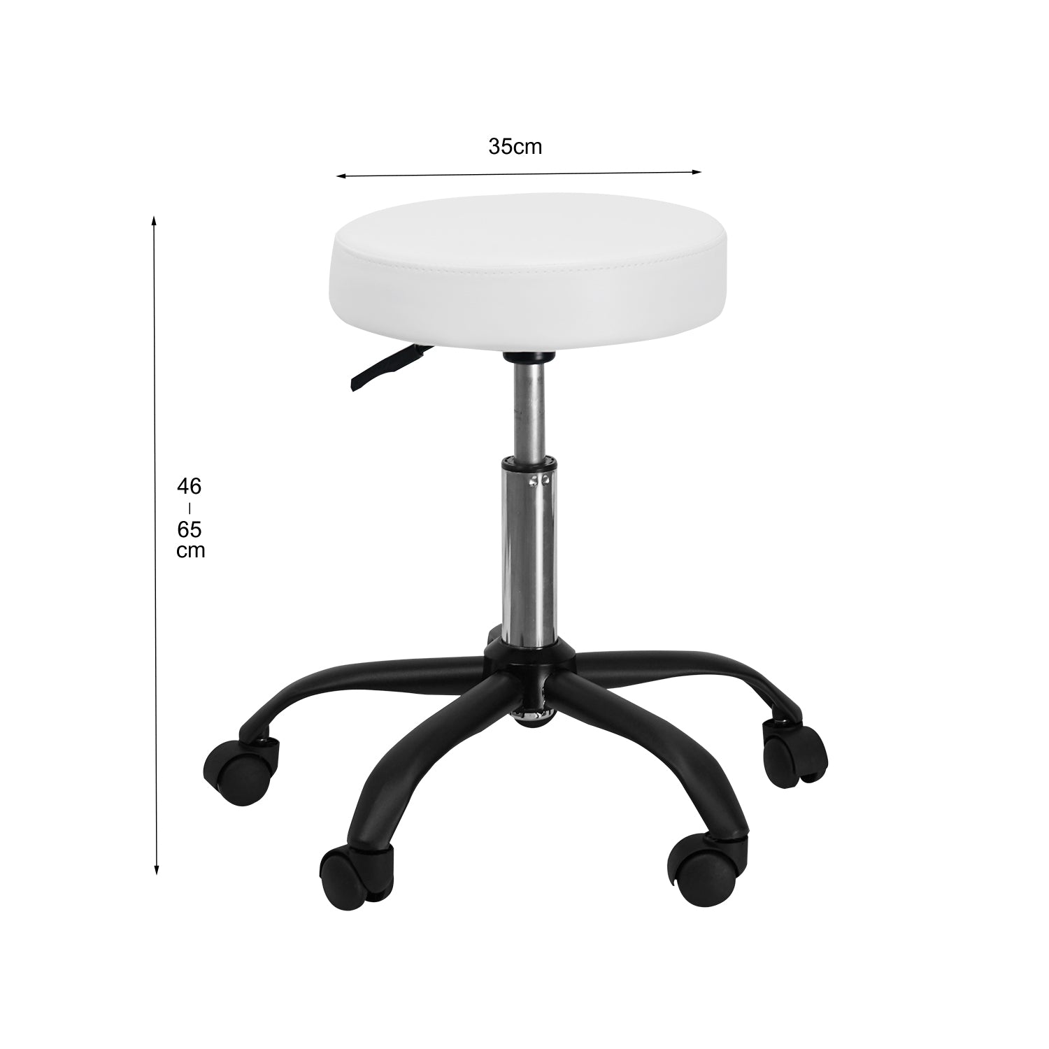 Therapist stool on discount wheels