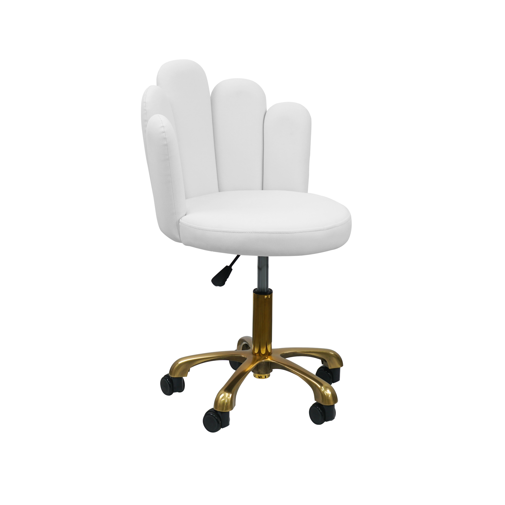 Bella Salon Chair | White & Gold