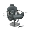 Supreme stylist & brow chair - Reclining| Grey & Silver