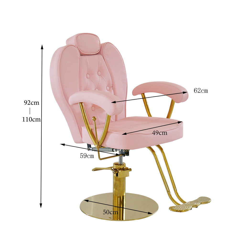 Goddess Stylist Brow Chair Pink Gold – i-Spa - Main Image