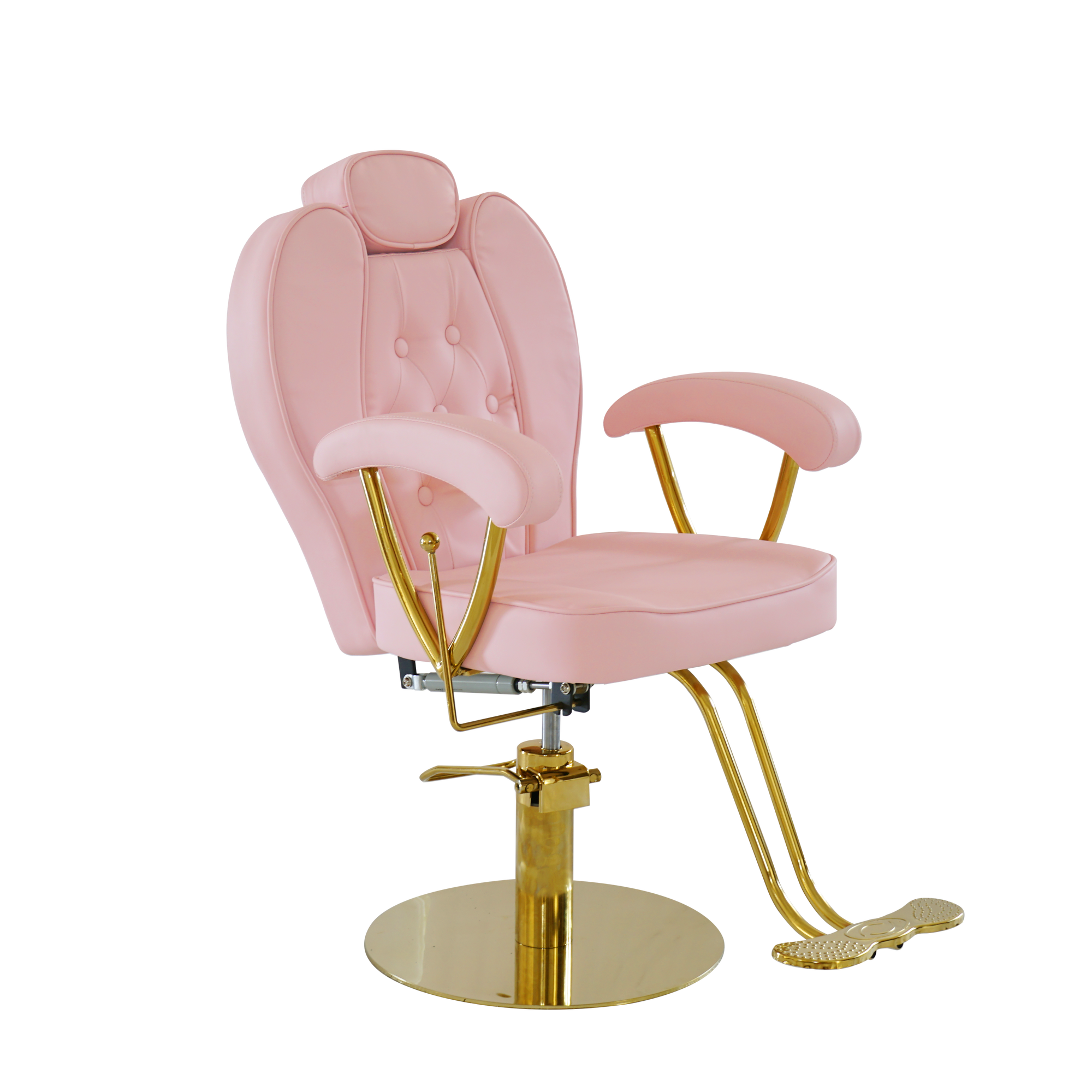 Goddess Stylist & Brow Chair | Pink & Gold