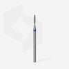 Staleks Diamond nail drill bit pointed flame blue EXPERT head diameter 1,6 mm / working part 8 mm