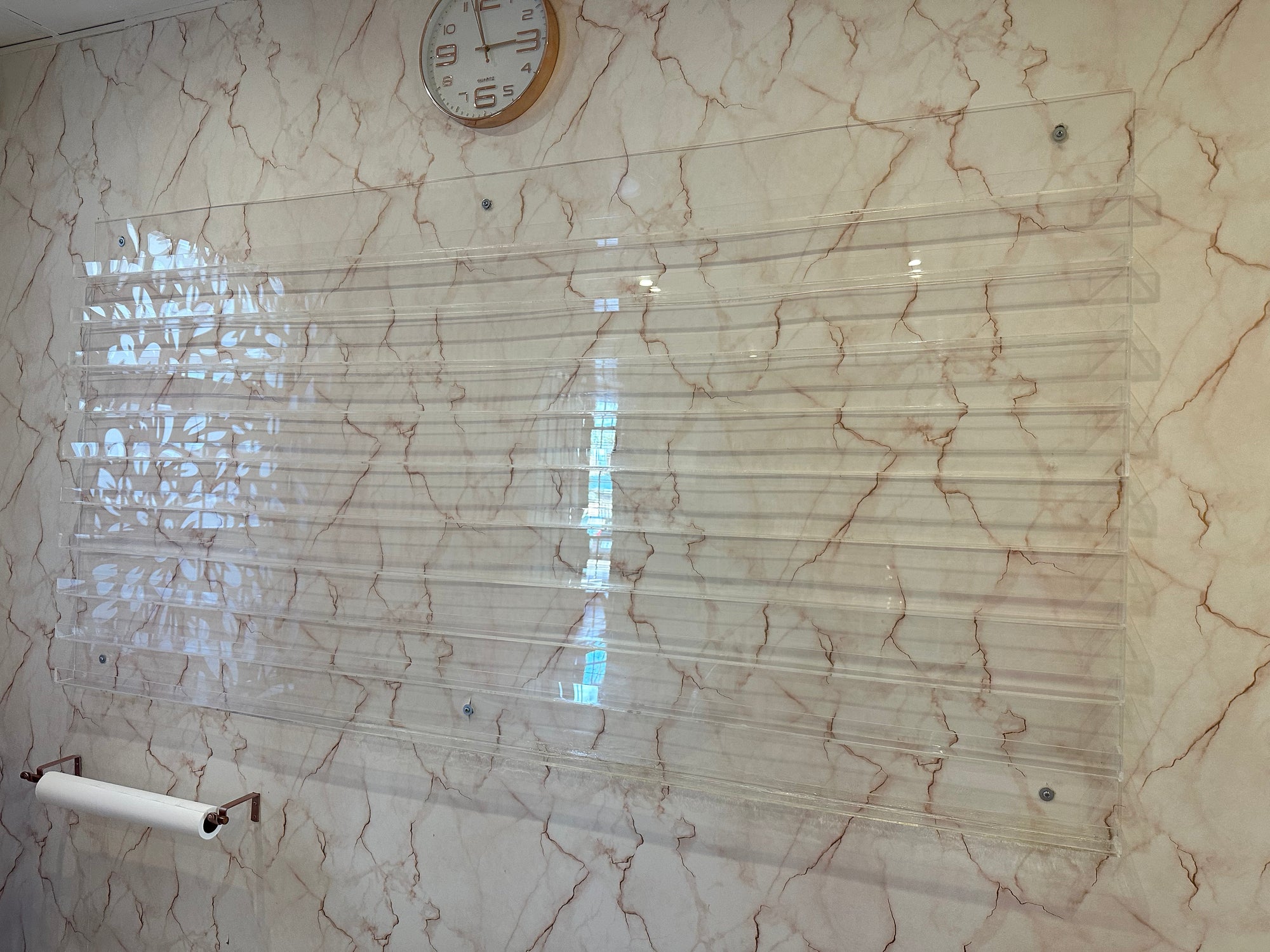 Very big perspex nail polish wall stand - DEMO