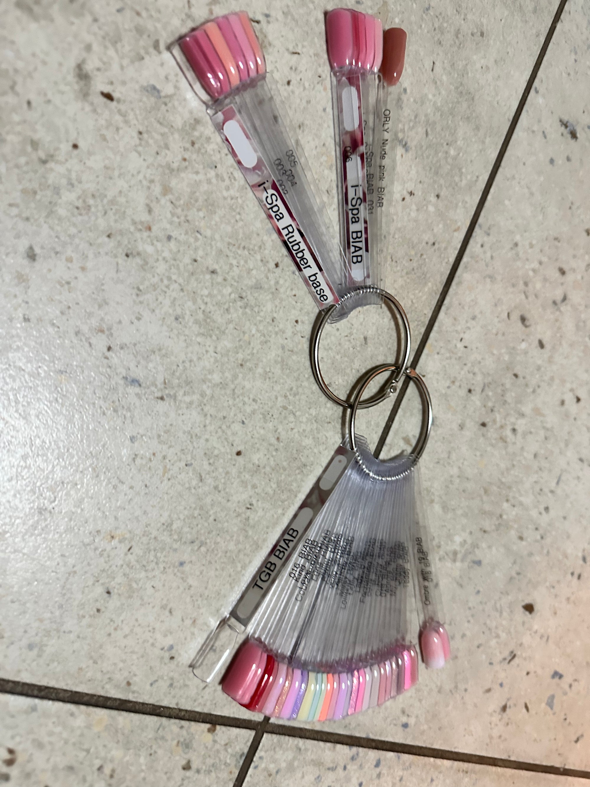 i-Spa BIAB / rubber base & TGB BIAB charts - DEMO