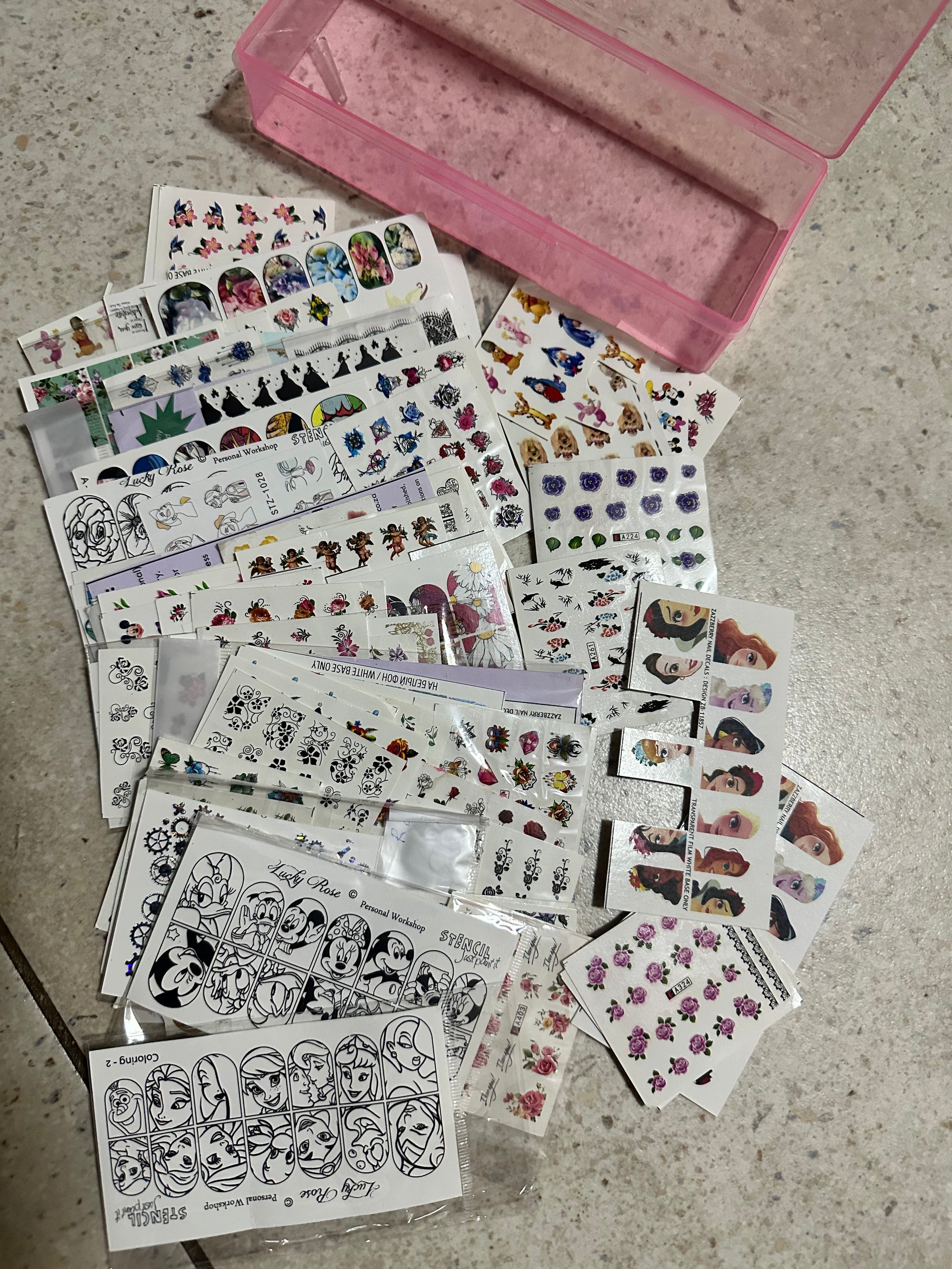 Unique and amazing water decals bundle DEMO