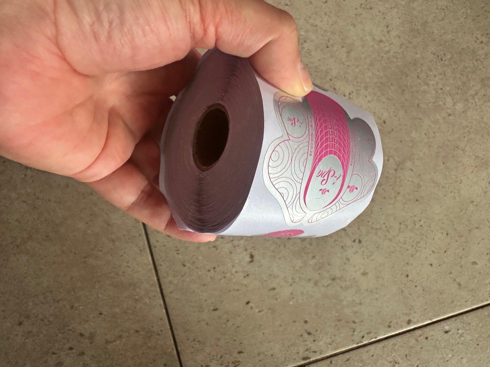 Nail form roll - only a few used DEMO