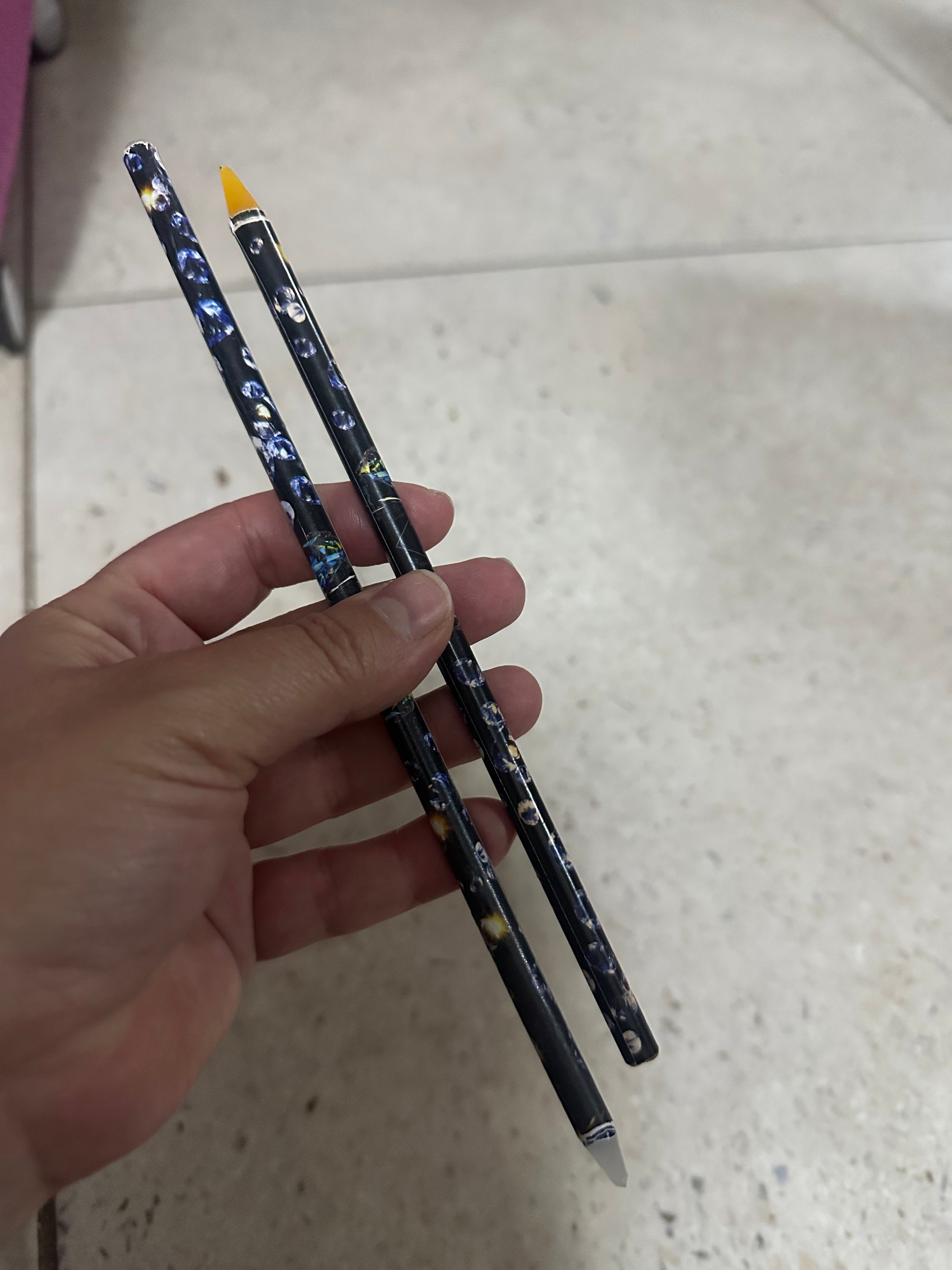 2 diamond pick up pens DEMO