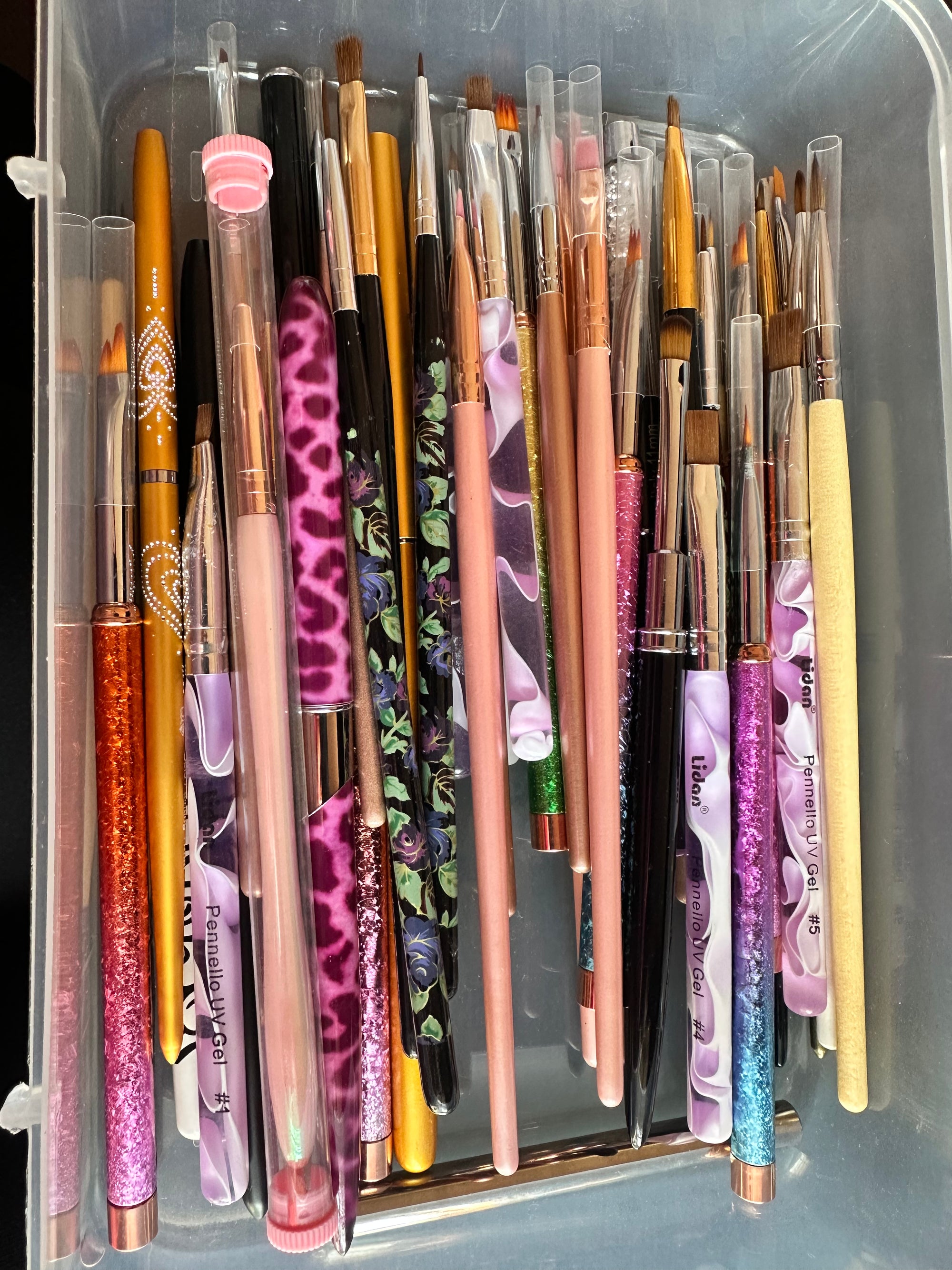 High quality nail nail brushes bundle DEMO