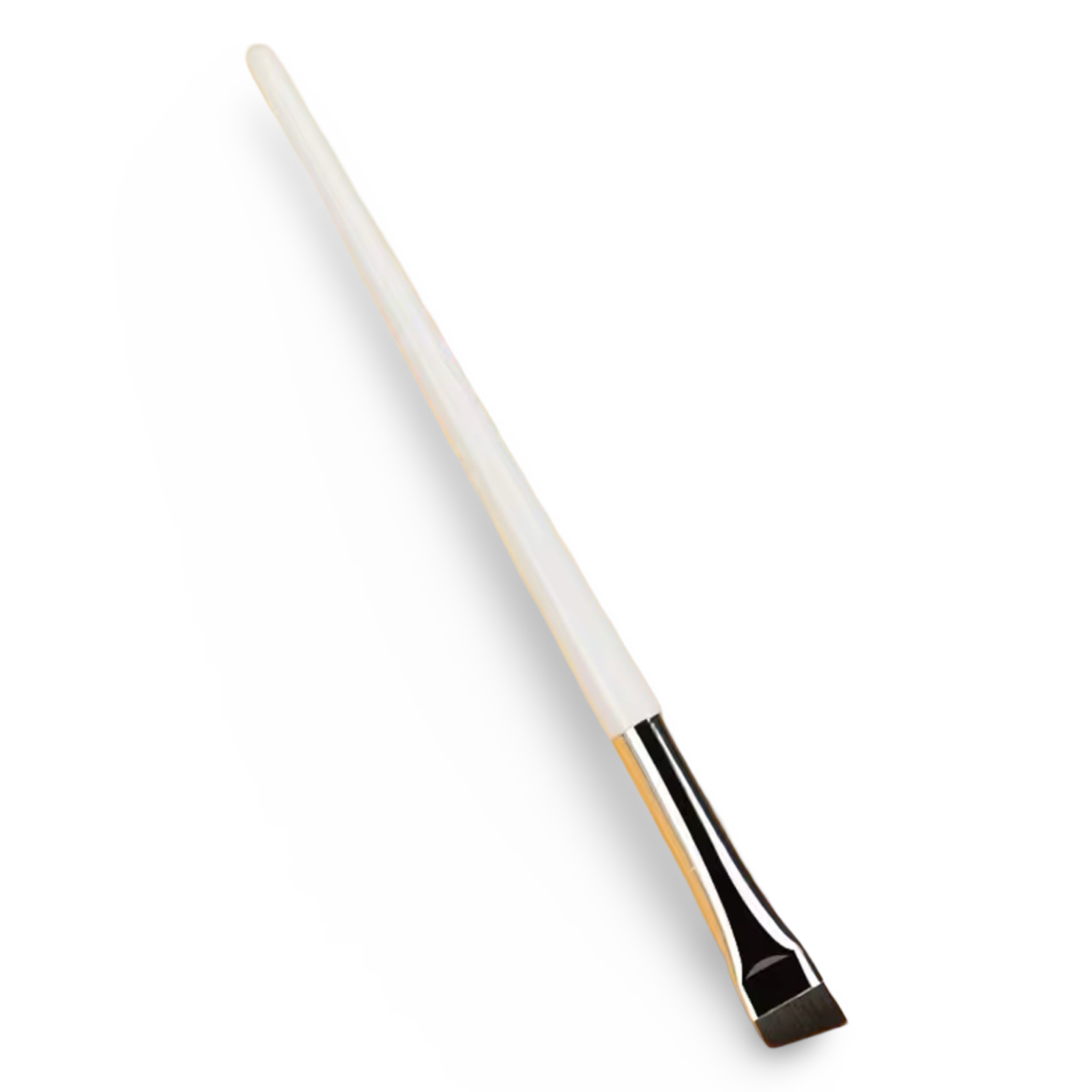 Wide Brow Arched brush - White