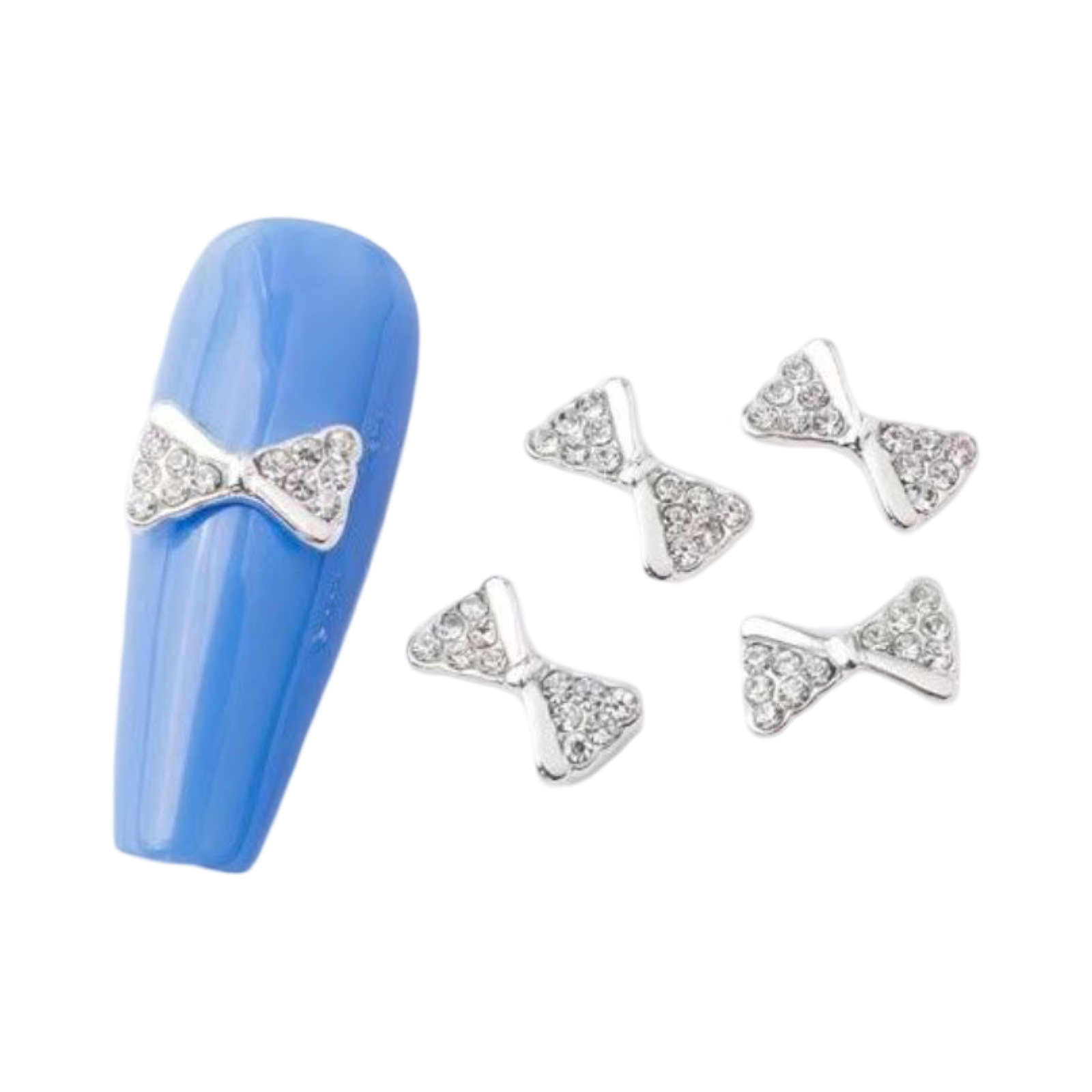 Gem Bow 5pc Nail Art