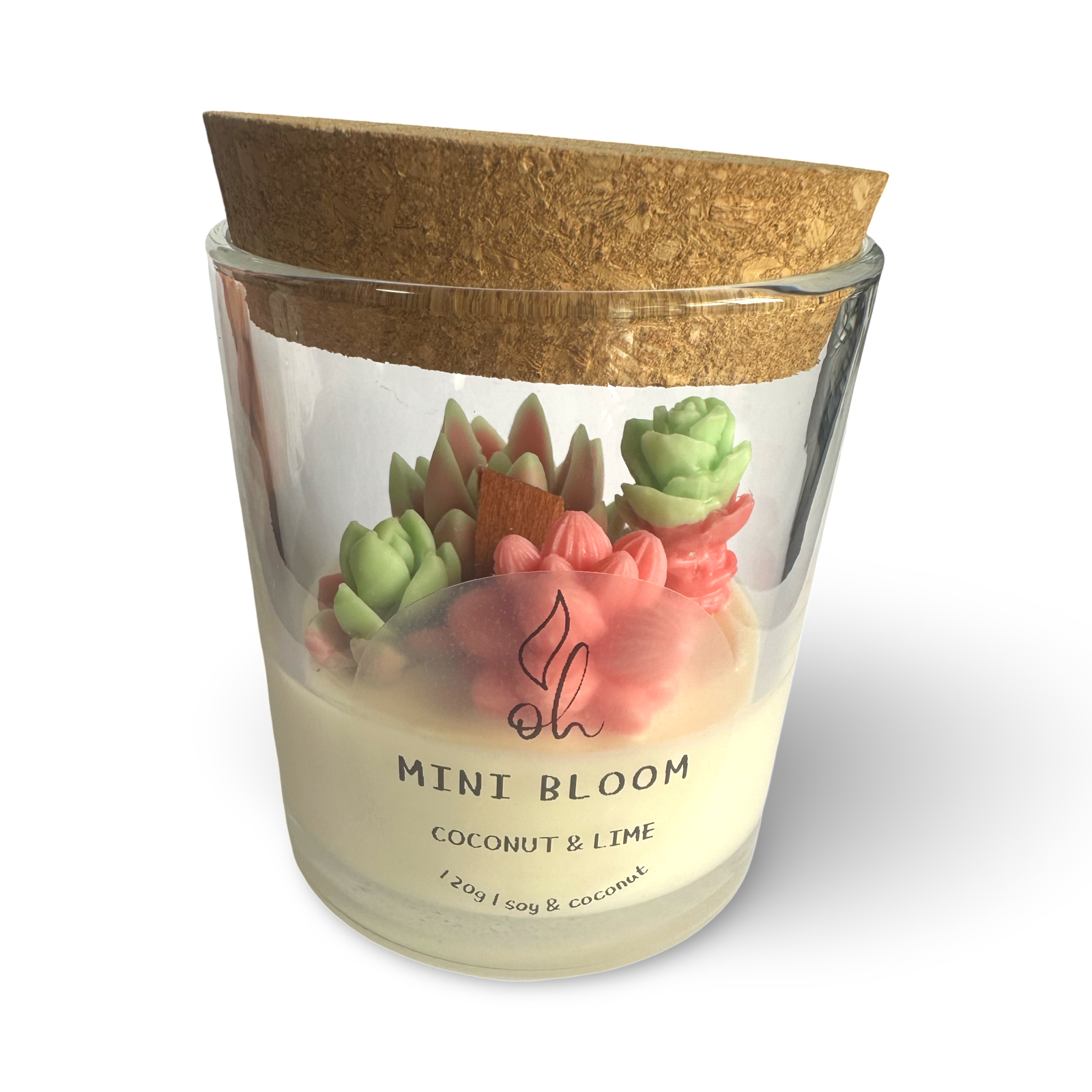 Mini Bloom Soy Candle | Lime & Coconut