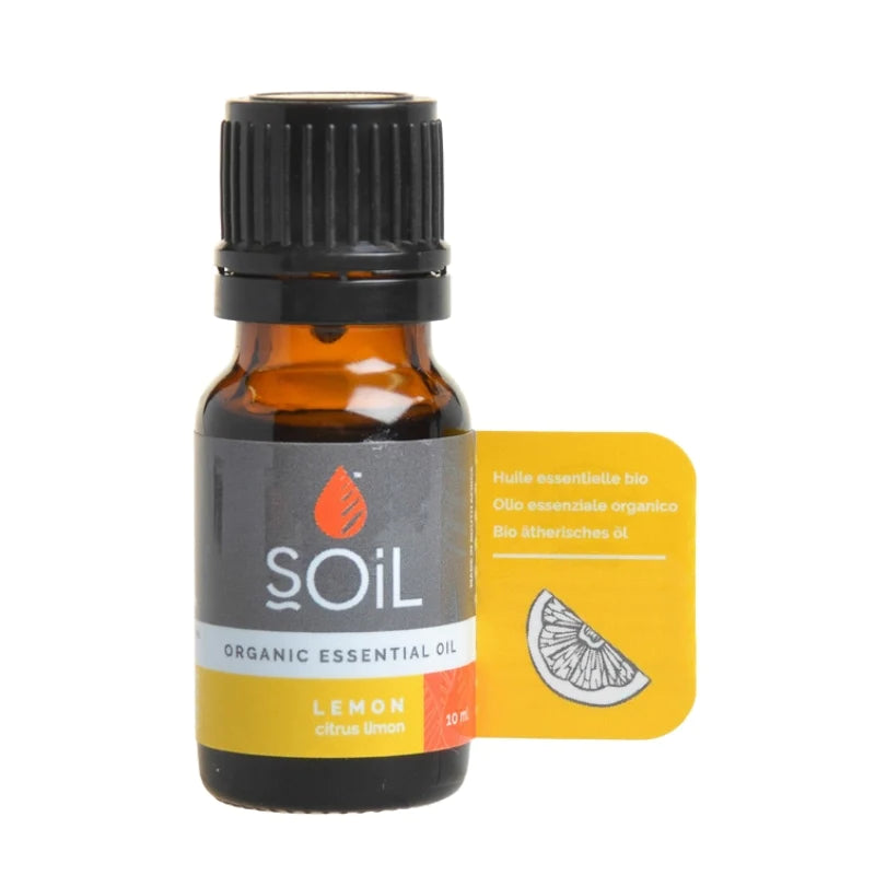 SOiL Organic Lemon Essential Oil 10ml