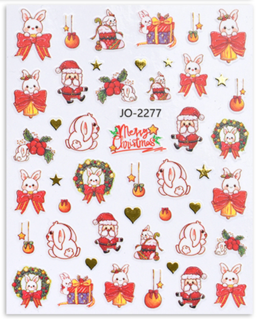 Nail Art Sticker | Christmas #2277