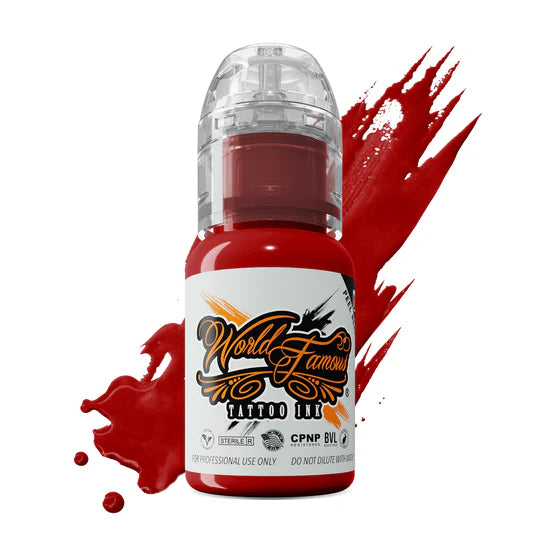 World Famous Tattoo Ink | Big Apple Red 15ml