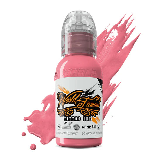 World Famous Tattoo Ink | Flying Pig Pink 30ml