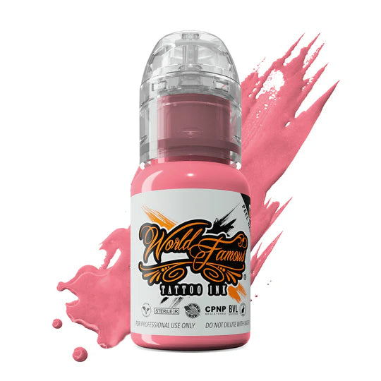 World Famous Tattoo Ink | Flying Pig Pink 15ml