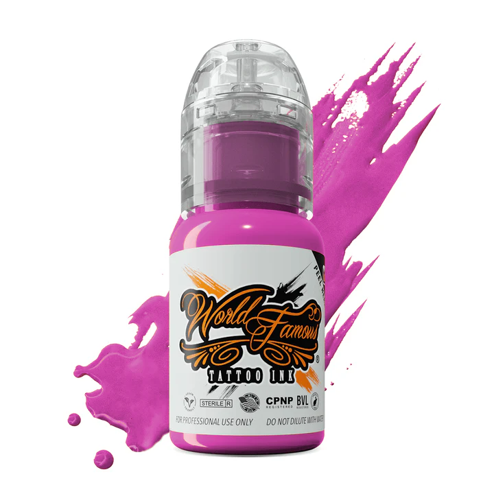 World Famous Tattoo Ink | Paris Pink 15ml
