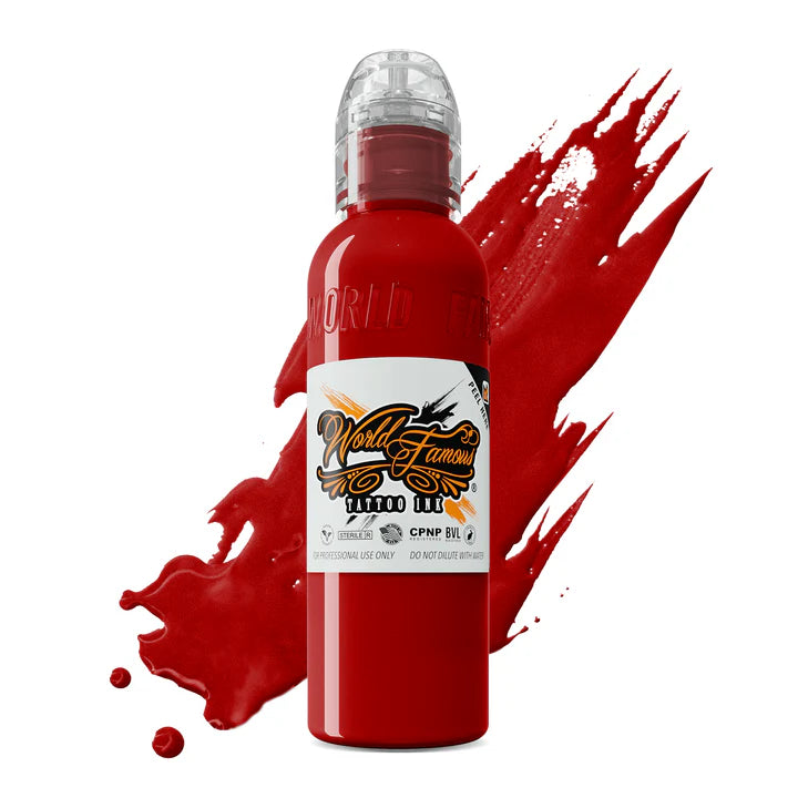 World Famous Tattoo Ink | Red Hot 60ml