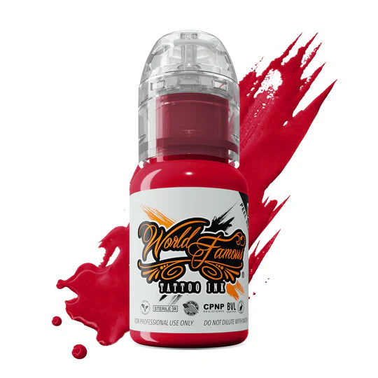 World Famous Tattoo Ink | Samuel O'Reilly Red 15ml