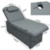 Babe Luxury Salon Bed | Electric lift  | Grey