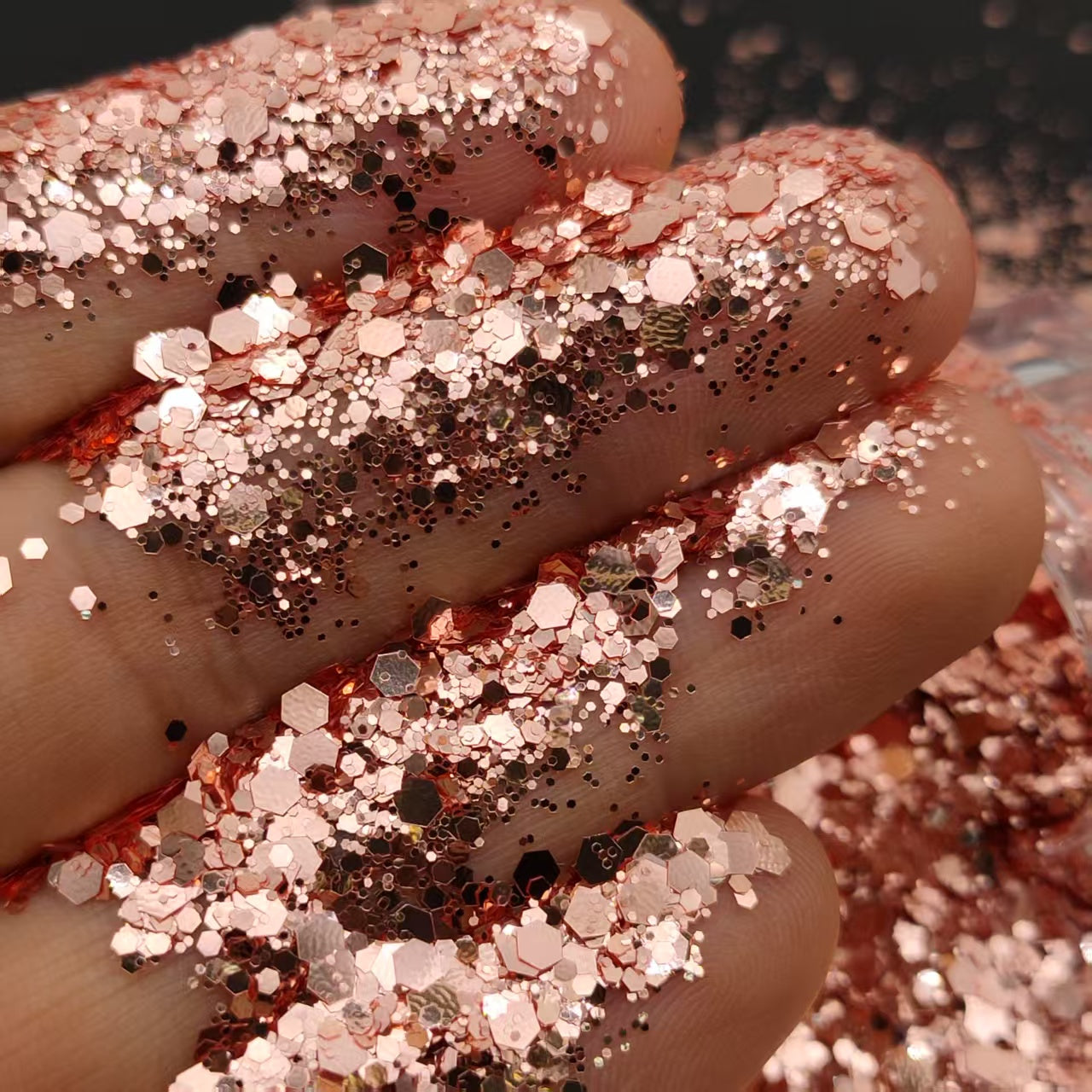 Glitter jar | Rose Gold Affair