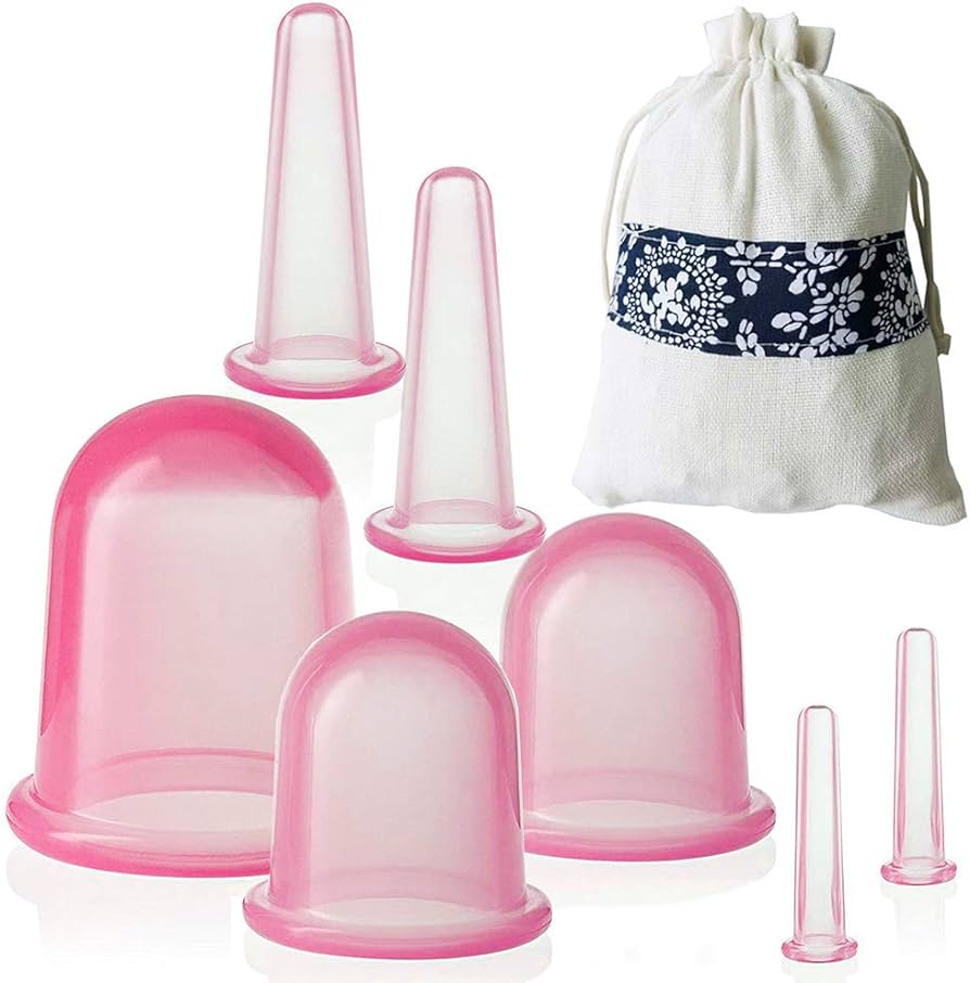 Silicone Cupping Set 7pc | Pink