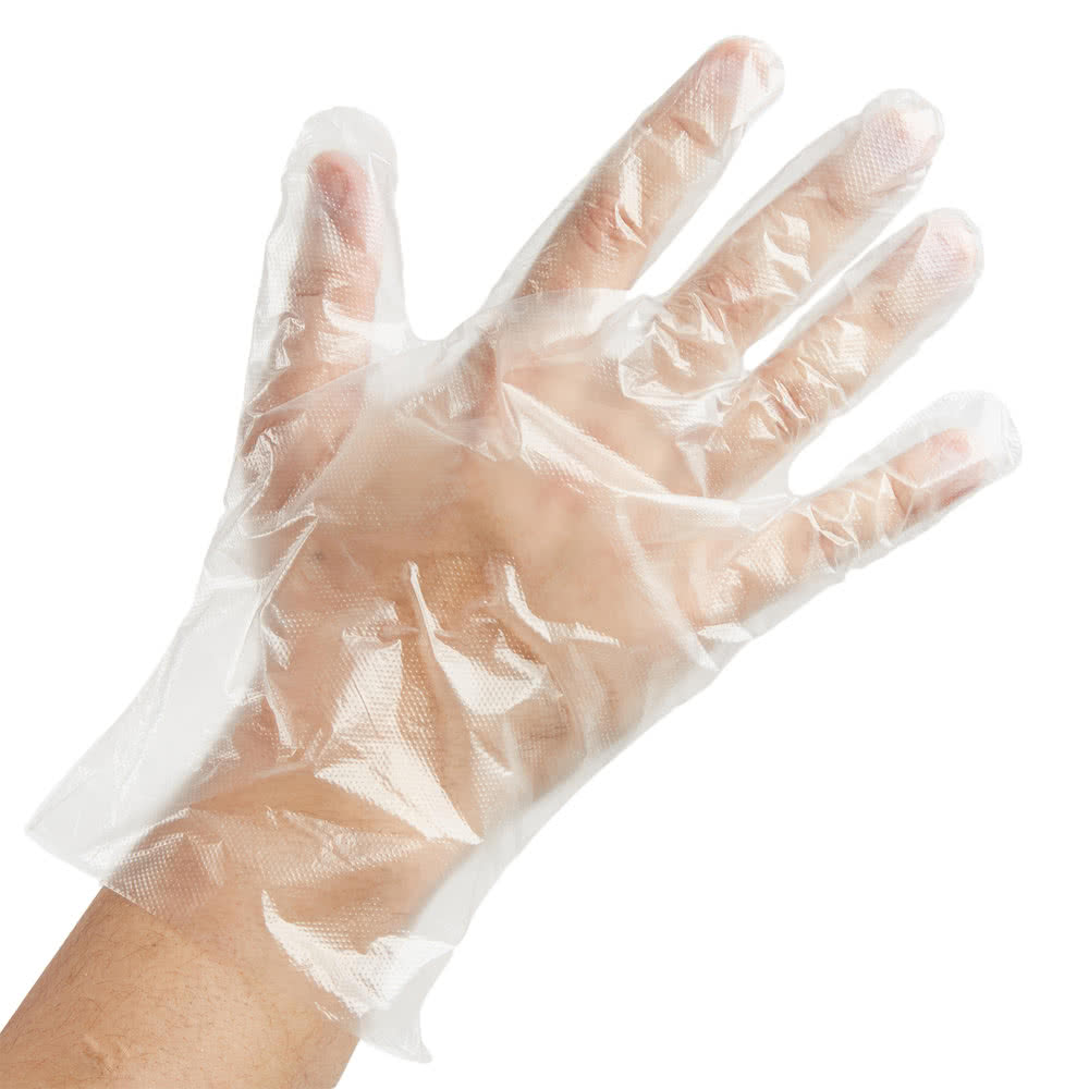 Plastic disposable gloves (100) - i-Spa 