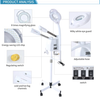 3 in 1 Hot & Cold Facial steamer with mag lamp