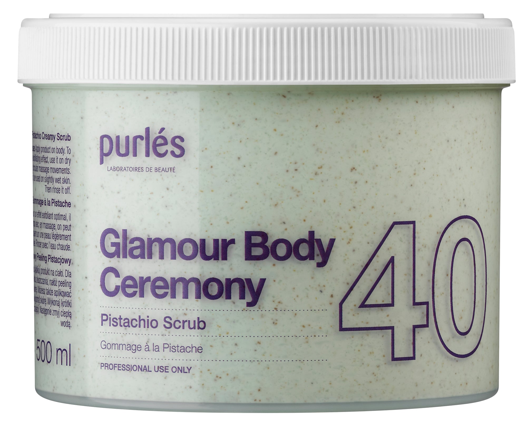 Purlés Pistachio Scrub 40 | Professional