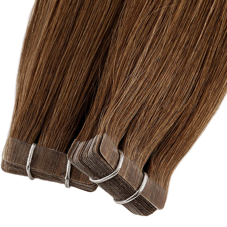 Tape in Hair Extensions | #4 Medium Brown | 20inch – i-Spa