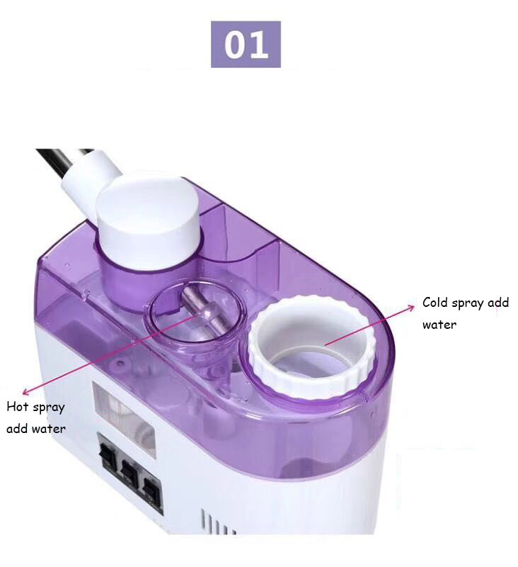 Hot & Cold 2 in 1 Facial Steamer – i-Spa