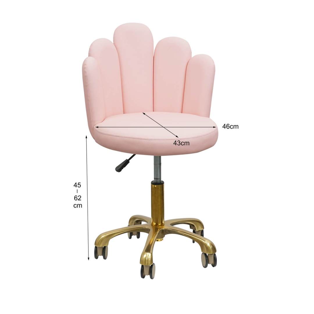 Bella Salon Chair Pink Gold – i-Spa