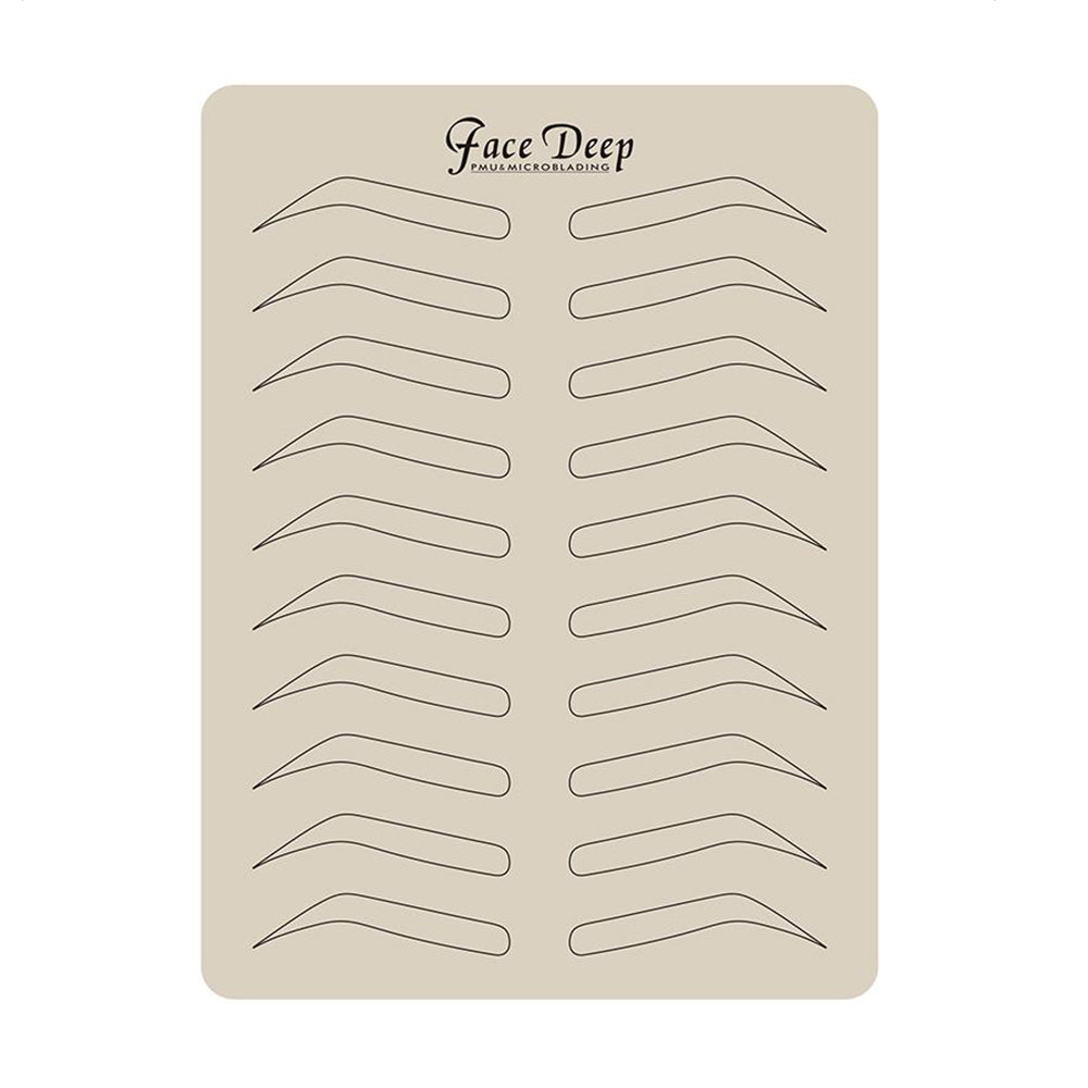 Practice skin mat - Brows (With brows printed)