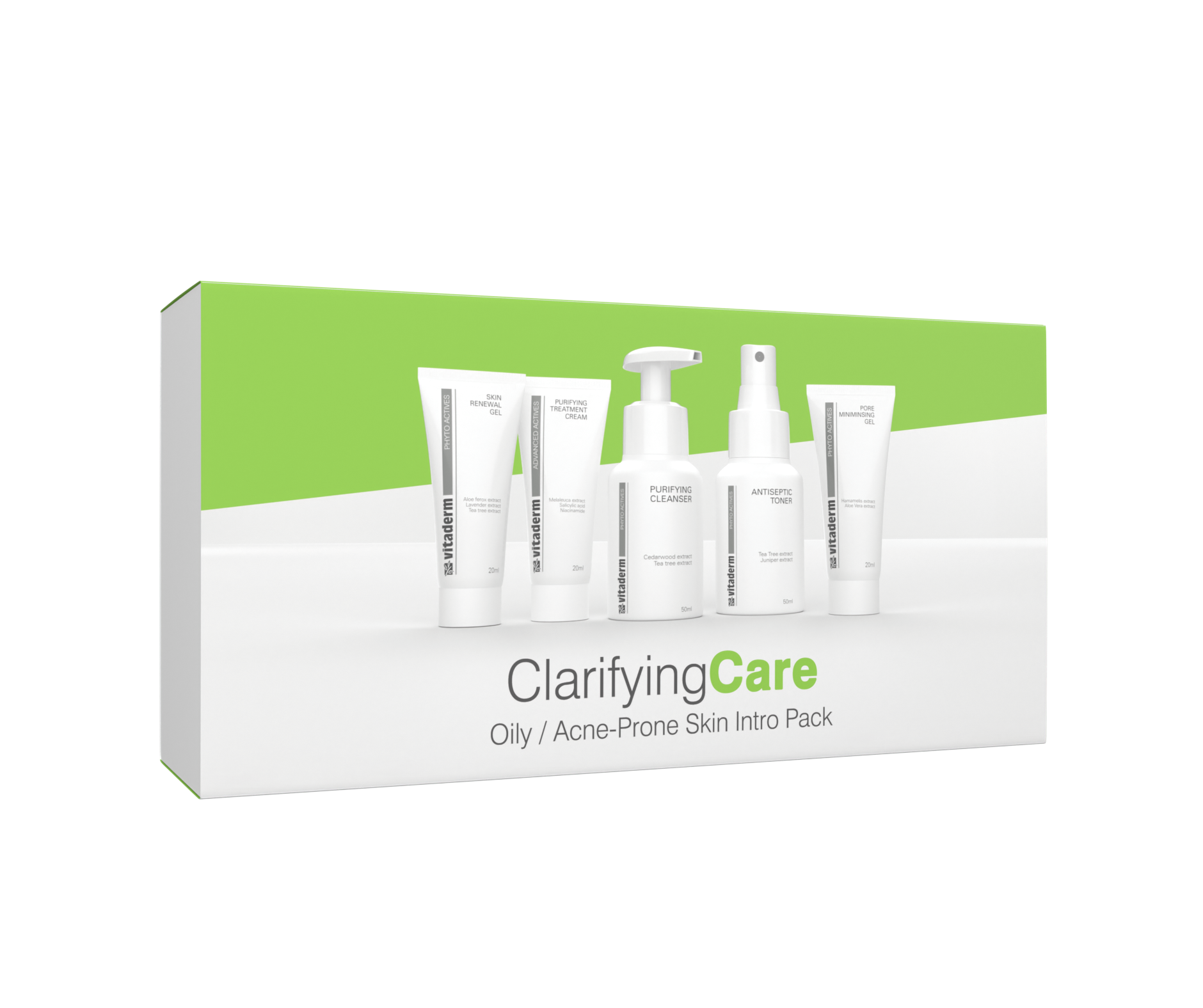 Vitaderm | Clarifying Care Pack (Oily/Open Pored)