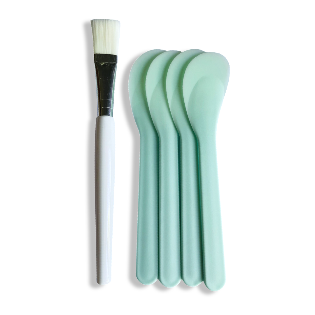 Mask Brush & Spatula Set  | Mint