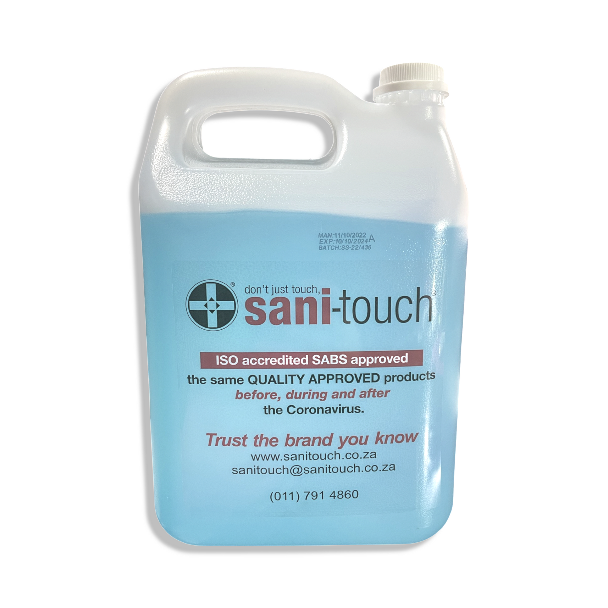 Sani-touch Sanispray Refill 5 Liter