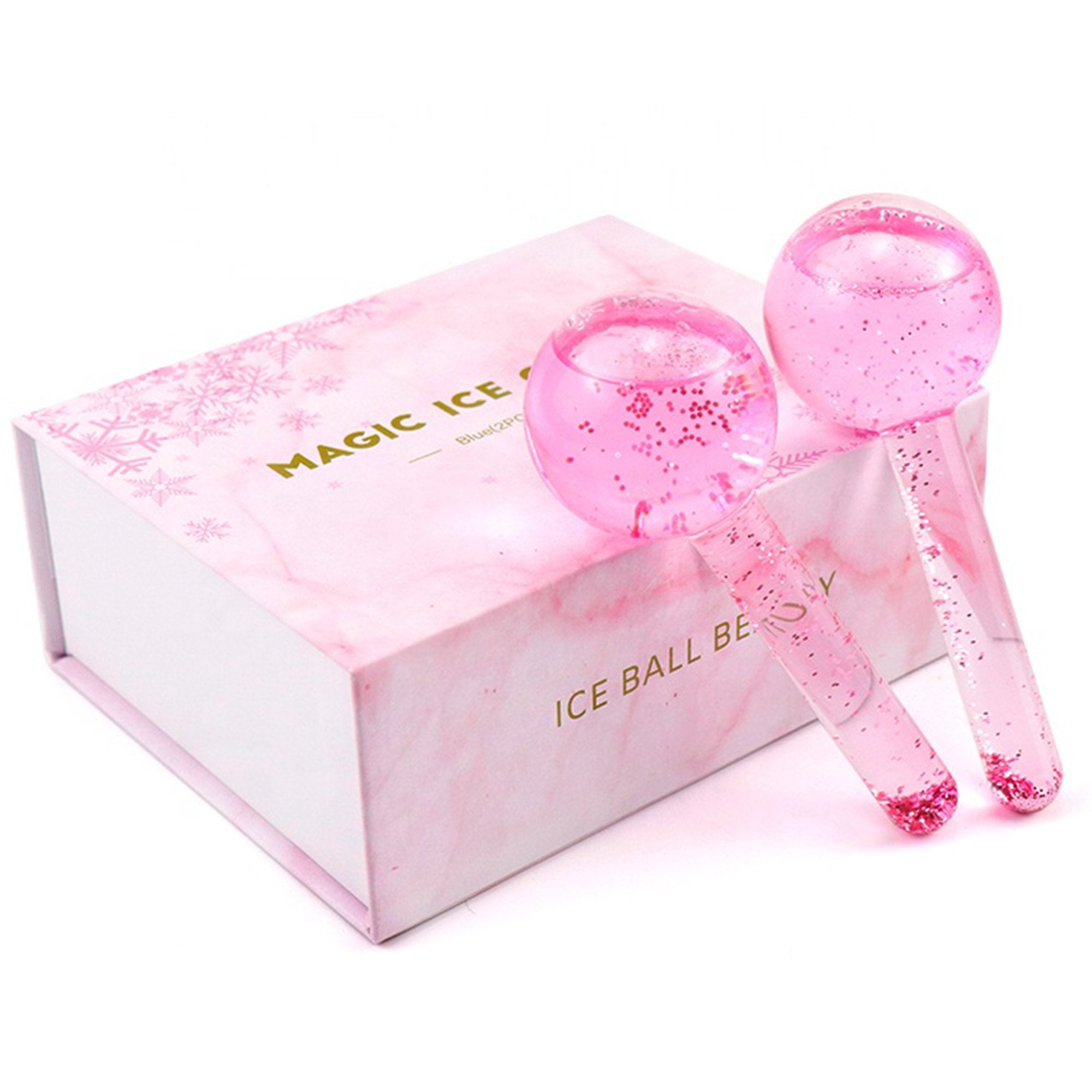 Pink Ice Globes | 2pc Set