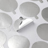 Glue plate sticker Silver Metallic - 300pc bulk pack