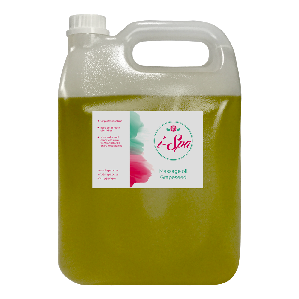 Grapeseed massage oil - 5 liter