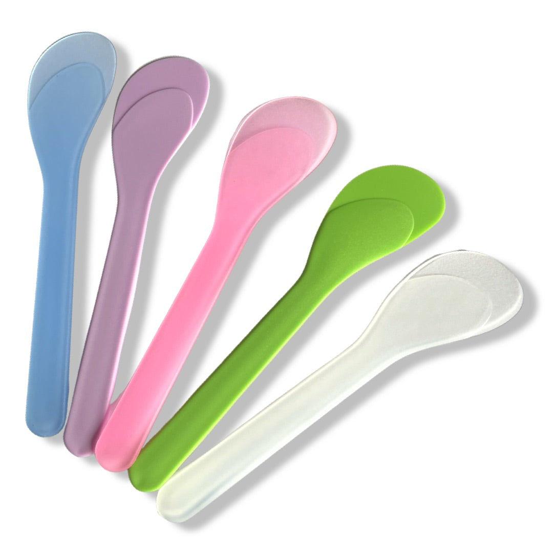 Coloured Plastic Spatula's | 5 Options – i-Spa