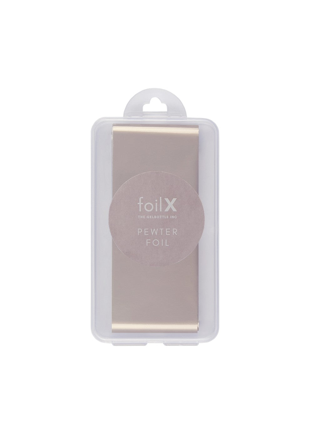 The GelBottle FoilX Pewter