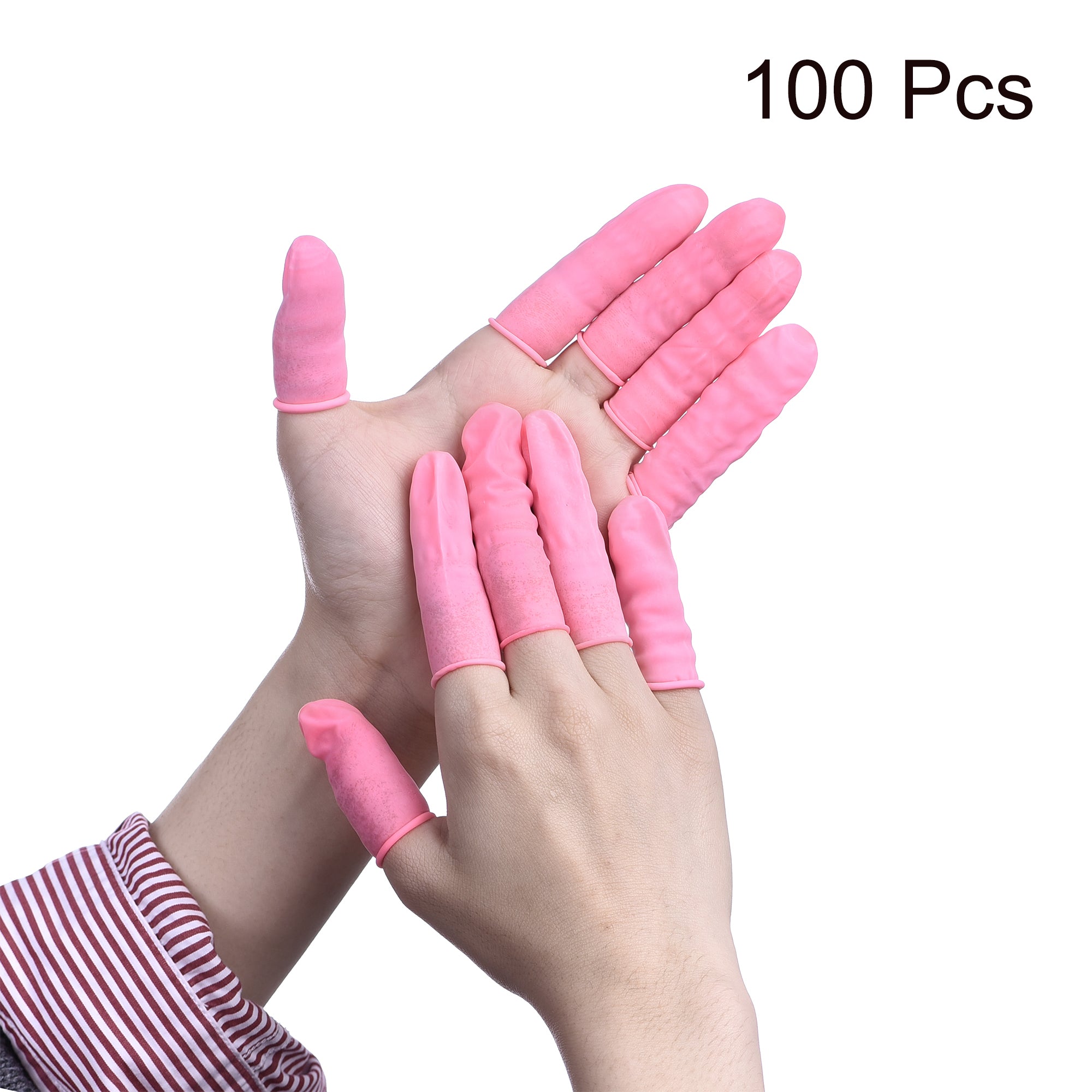 Finger Cots PINK 100pc – i-Spa